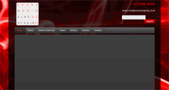 Desktop Screenshot of evansstaging.co.uk